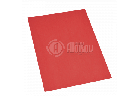 Barevný papír červený A2/80g/250 listů