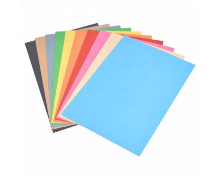 Barevný recyklovaný papír duha 10 barev A4/180g/200 listů