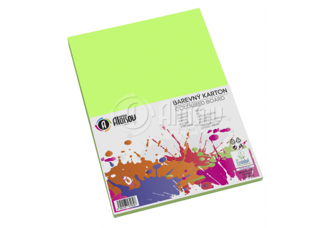 Barevný papír zelený A3/180g/100 listů