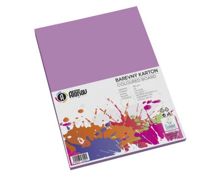 Barevný papír fialový A3/180g/50 listů
