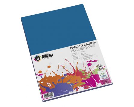 Barevný papír modrý A3/180g/100 listů