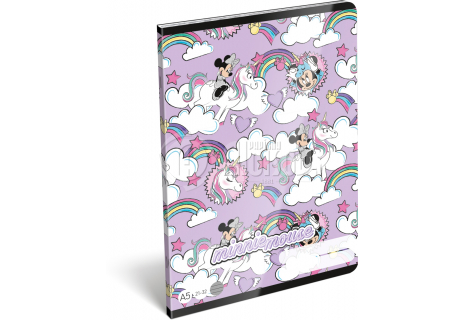 Disney školní sešit A5 Minnie Mouse Unicorn