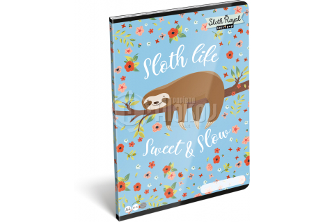 Školní sešit A4 Lollipop Sloth Royal