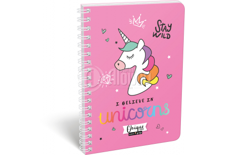 Spirálový blok A5 Lollipop Unicorn