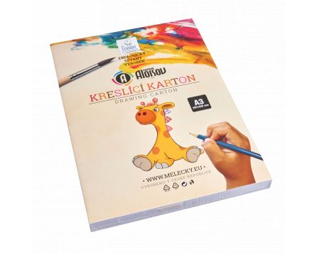 Akvarelový kreslicí karton bílý A3/200g/10 lisů