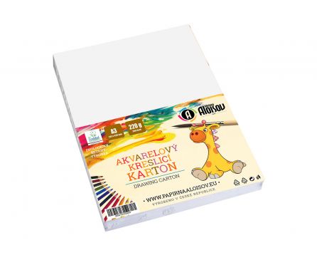 Akvarelový kreslicí karton bílý A3/220g/200 listů